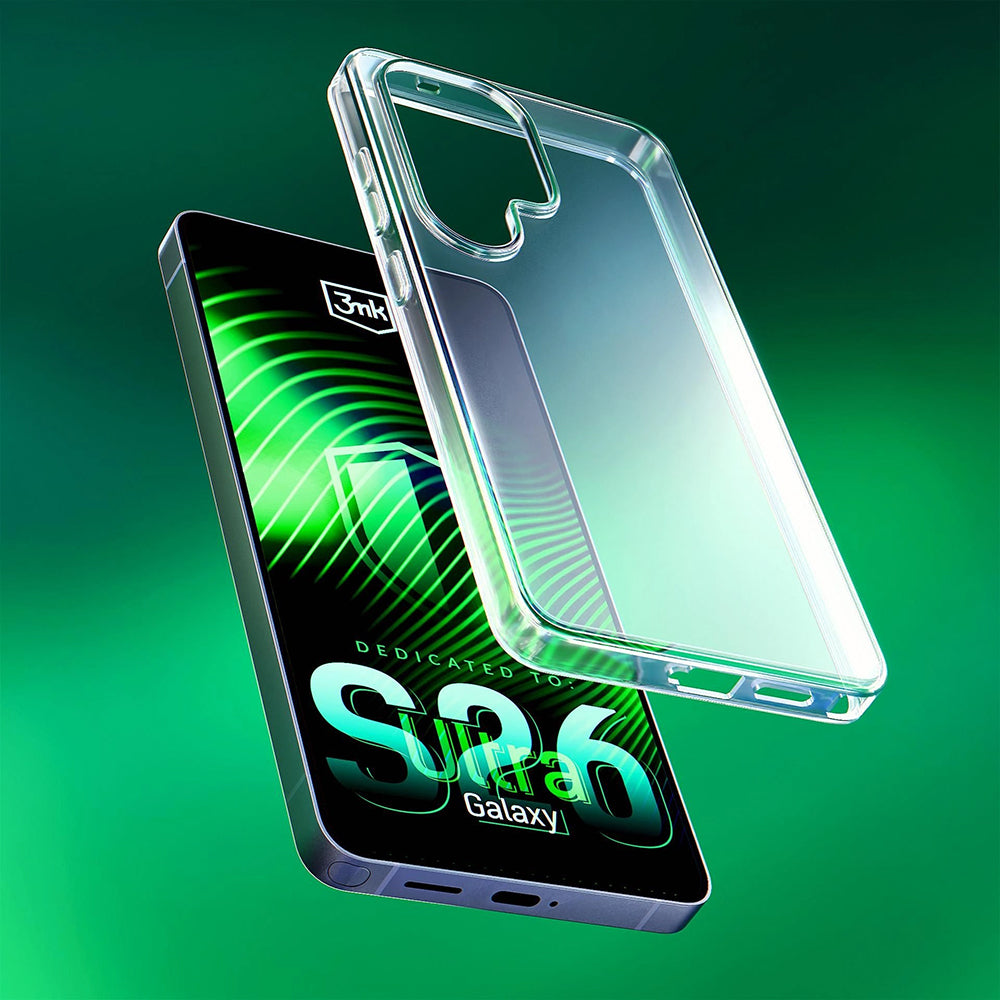 Custodia per Samsung Galaxy S26 Ultra S948, 3MK, Trasparente, Trasparente