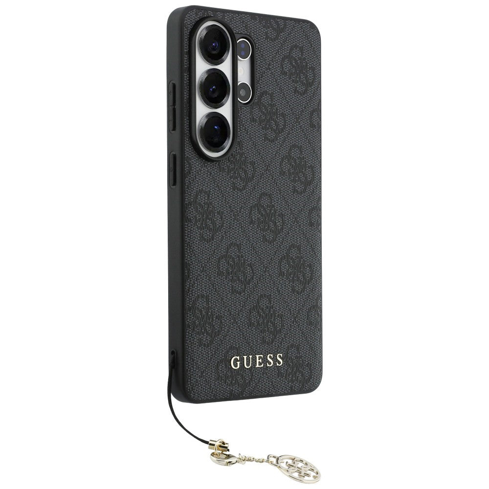 Custodia per Samsung Galaxy S26 Ultra S948, Guess, 4G Classic Logo Charm, Nera