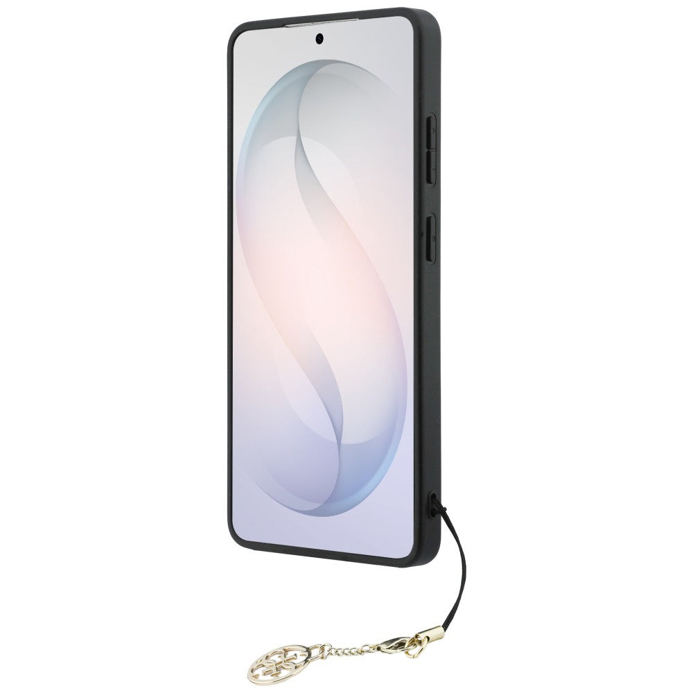 Custodia per Samsung Galaxy S26 Ultra S948, Guess, 4G Classic Logo Charm, Nera