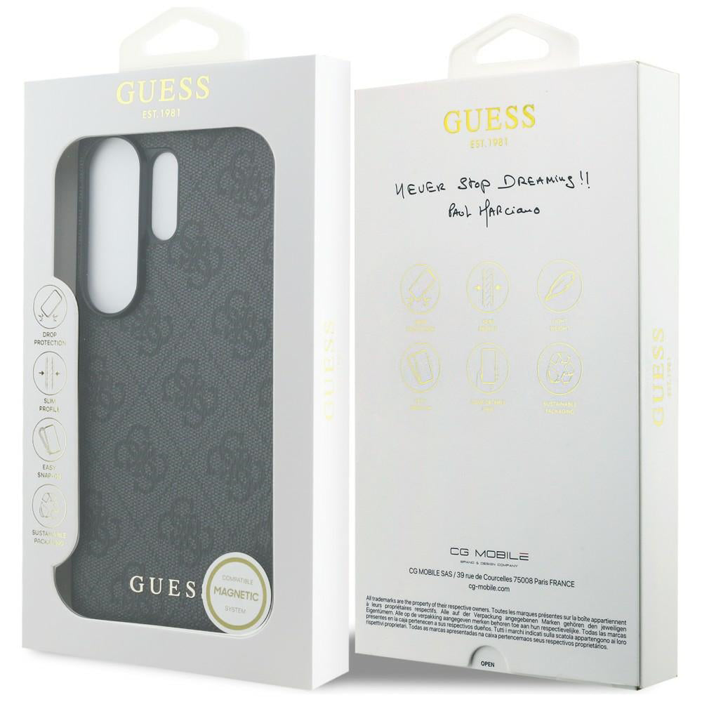 Custodia per Samsung Galaxy S26 Ultra S948, Guess, 4G Classic Logo Charm, Nera