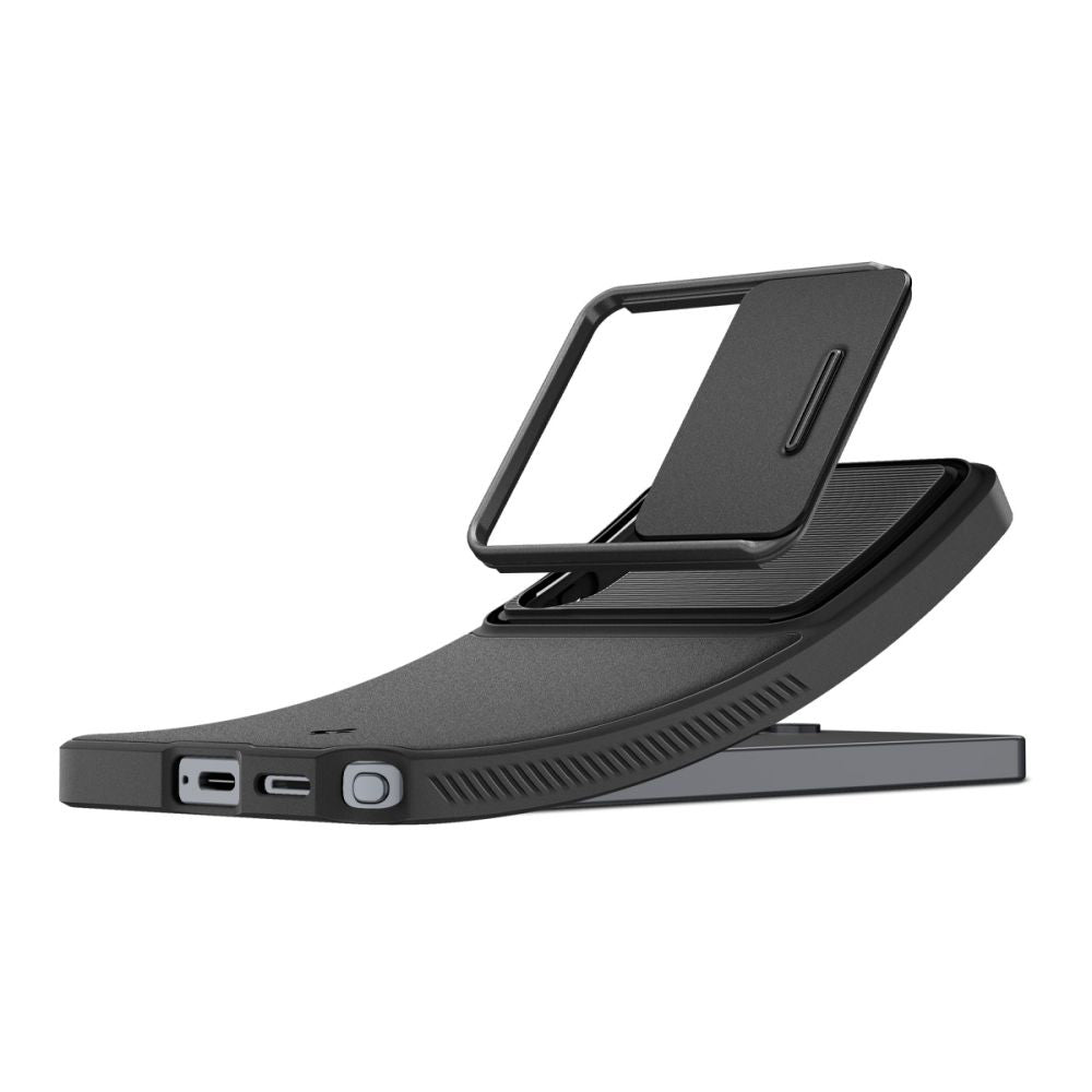 Custodia per Samsung Galaxy S26 Ultra S948, Spigen, Optik Armor, Nera ACS10687