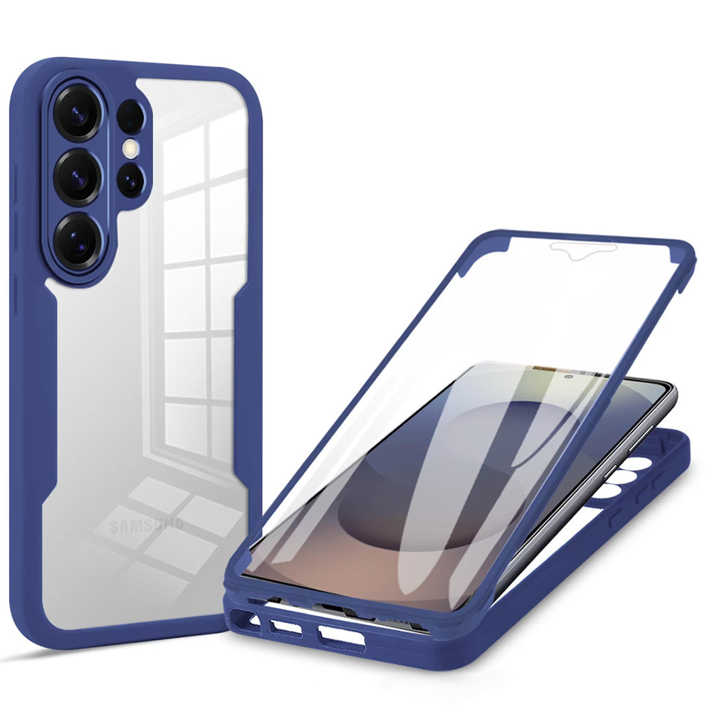 Custodia per Samsung Galaxy S26 Ultra S948, Techsuit, ColorVerse 360, Blu