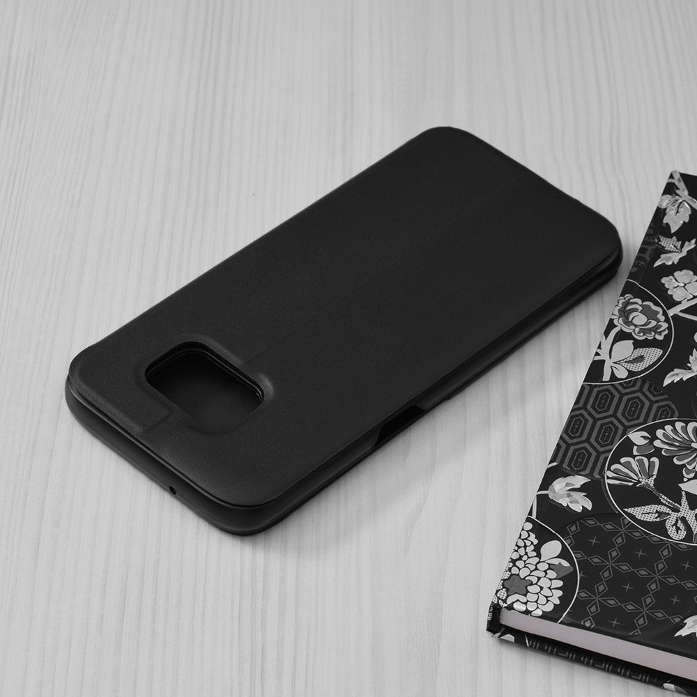 Custodia per Samsung Galaxy S7 edge G935, Techsuit, eFold, Nera
