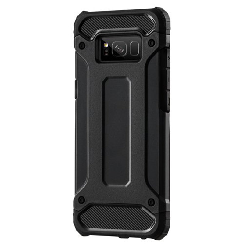 Custodia per Samsung Galaxy S8 G950, Techsuit, Hybrid Armor, Nera