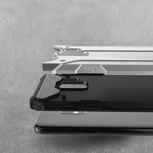 Custodia per Samsung Galaxy S9 G960, Techsuit, Hybrid Armor, Nera