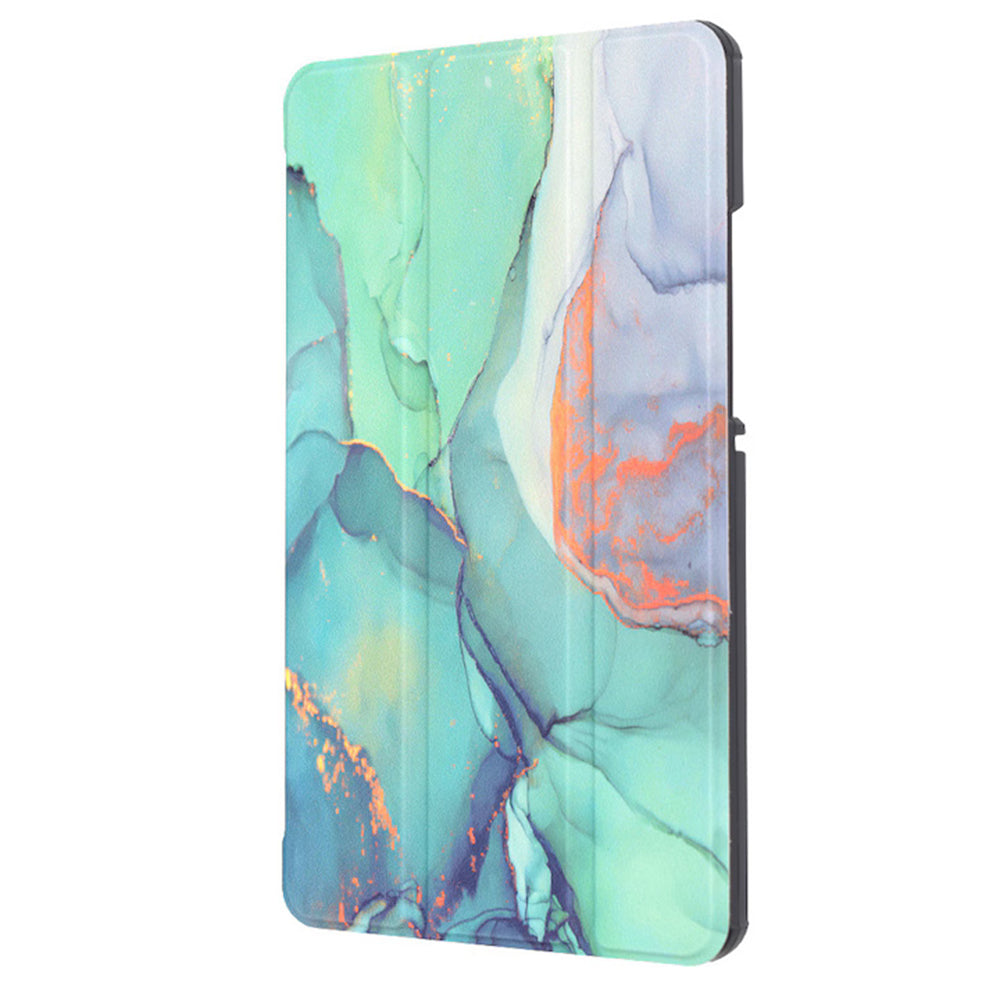 Custodia per Samsung Galaxy Tab A11+ / Tab A9+, Techsuit, FoldPro Green Time, Multicolore