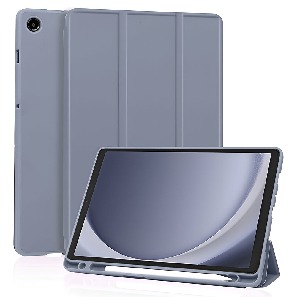 Custodia per Samsung Galaxy Tab A11 / Tab A9, Techsuit, Flex Trifold New Model, Viola