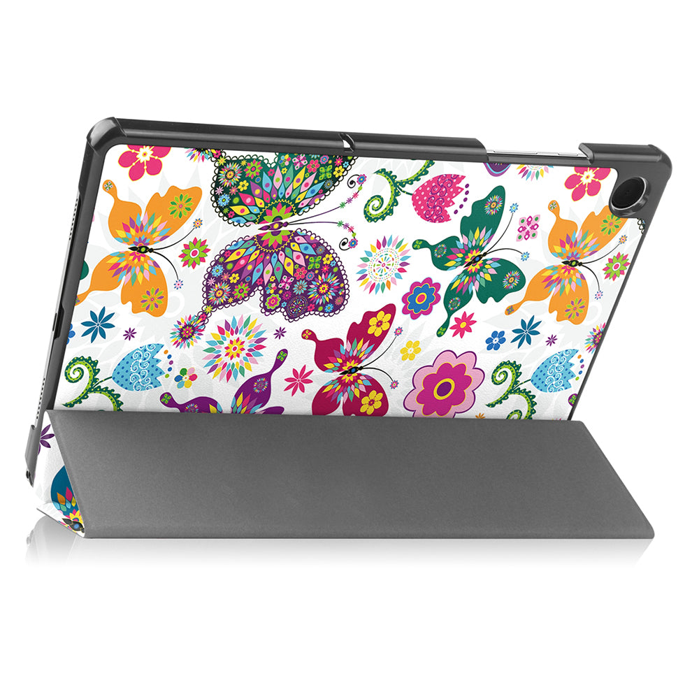 Custodia per Samsung Galaxy Tab A11 / Tab A9, Techsuit, FoldPro Butterfly Nuovo Modello, Multicolore