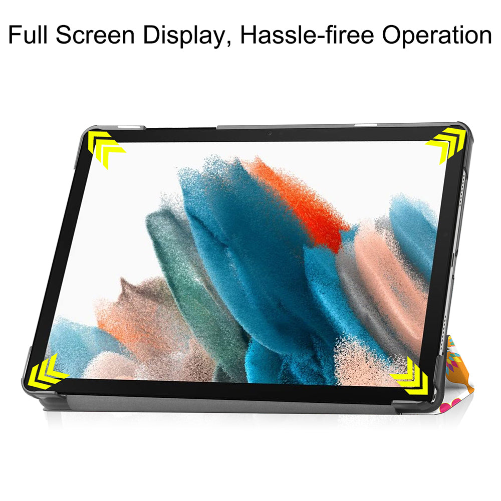 Custodia per Samsung Galaxy Tab A11 / Tab A9, Techsuit, FoldPro Butterfly Nuovo Modello, Multicolore