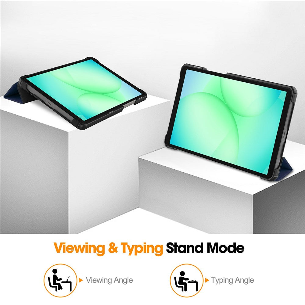 Custodia per Samsung Galaxy Tab A11 / Tab A9, Techsuit, FoldPro Nuovo Modello, Blu