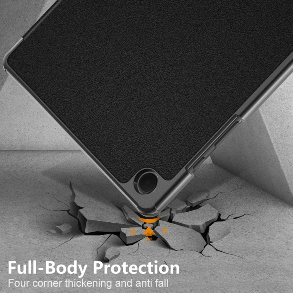 Custodia per Samsung Galaxy Tab A9+, Techsuit, FoldPro, Nera