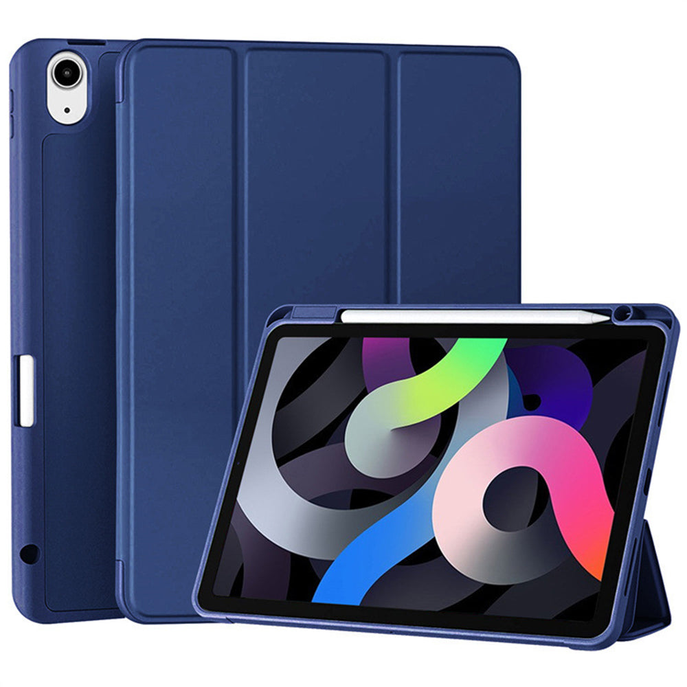 Custodia per Samsung Galaxy Tab S10 FE+, Techsuit, Flex Trifold, blu navy