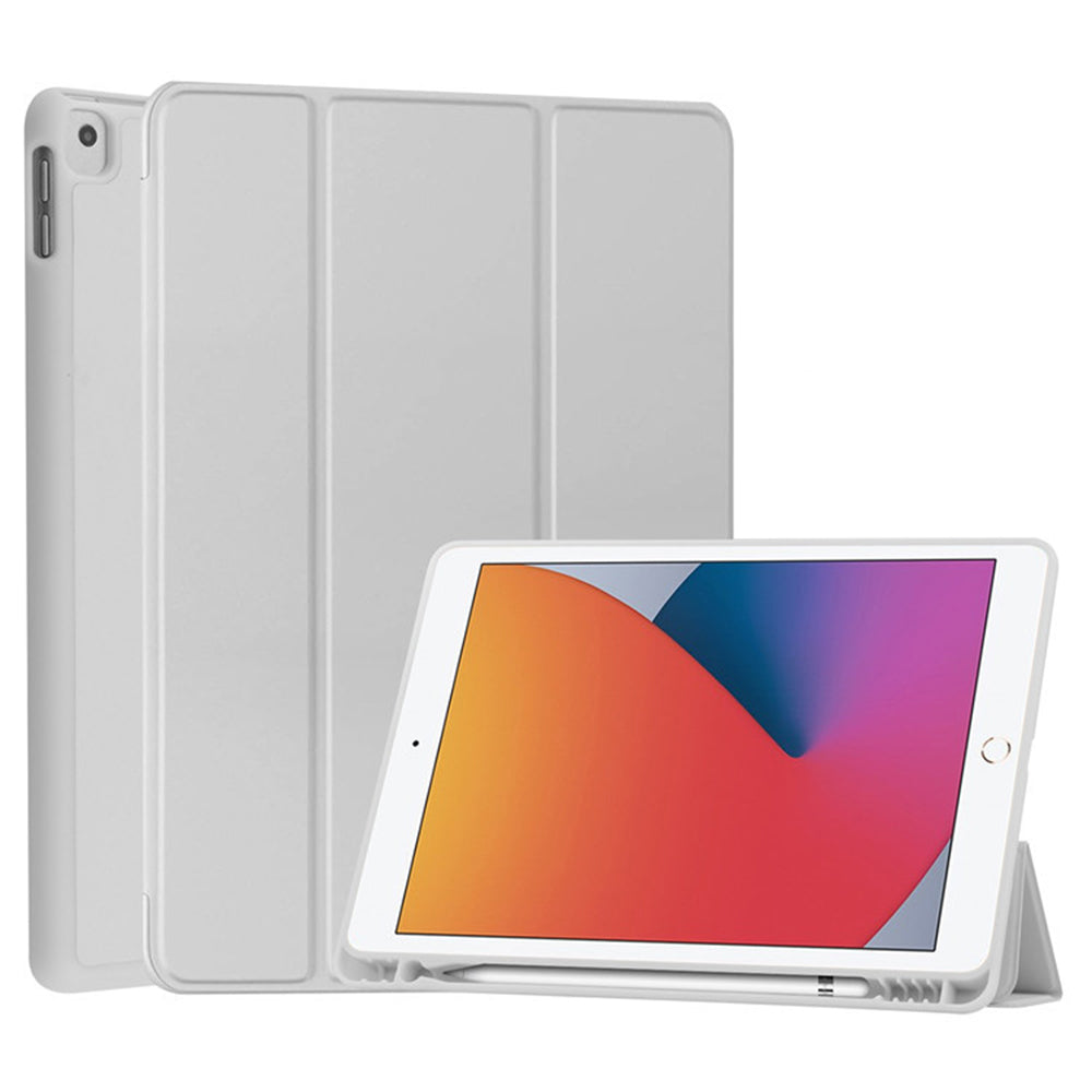 Custodia per Samsung Galaxy Tab S10 FE+, Techsuit, Flex Trifold, Grigio
