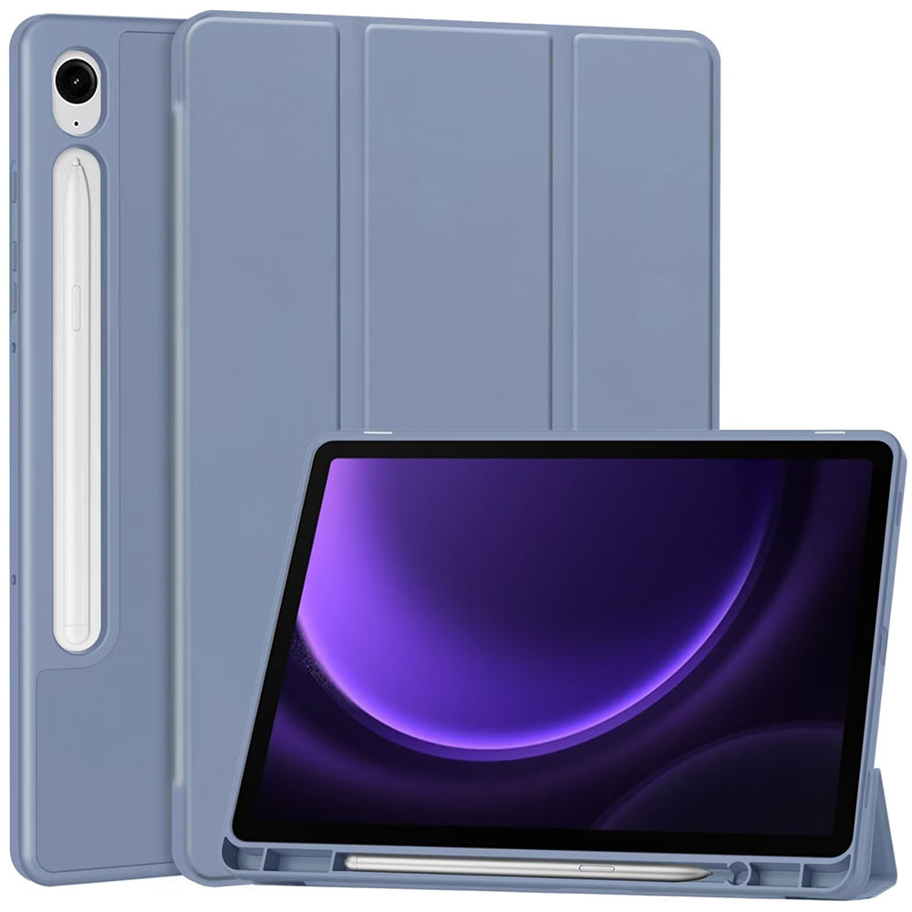 Custodia per Samsung Galaxy Tab S10 FE+, Techsuit, Flex Trifold, Viola