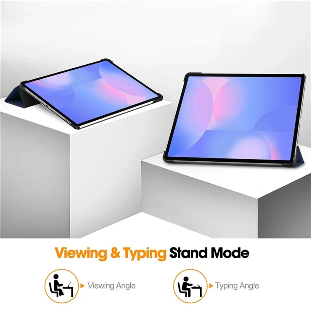 Custodia per Samsung Galaxy Tab S10 FE+, Techsuit, FoldPro, Blu