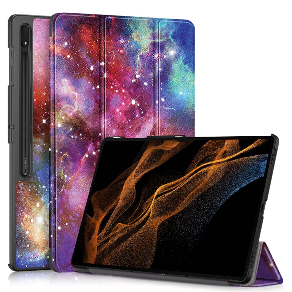 Custodia per Samsung Galaxy Tab S10 Ultra / Tab S9 Ultra / Tab S8 Ultra, Techsuit, FoldPro Galaxy, Multicolore