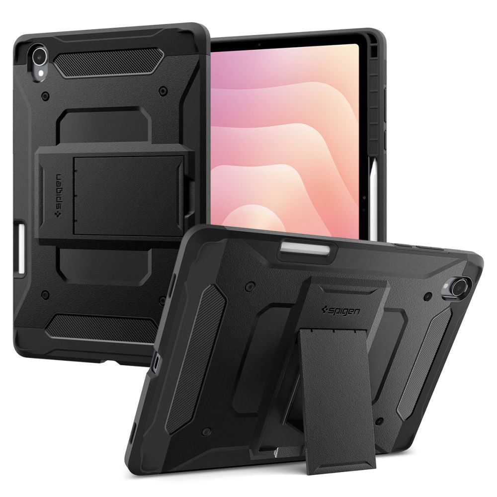 Custodia per Samsung Galaxy Tab S11, Spigen, Tough Armor Pro, Nera ACS10211