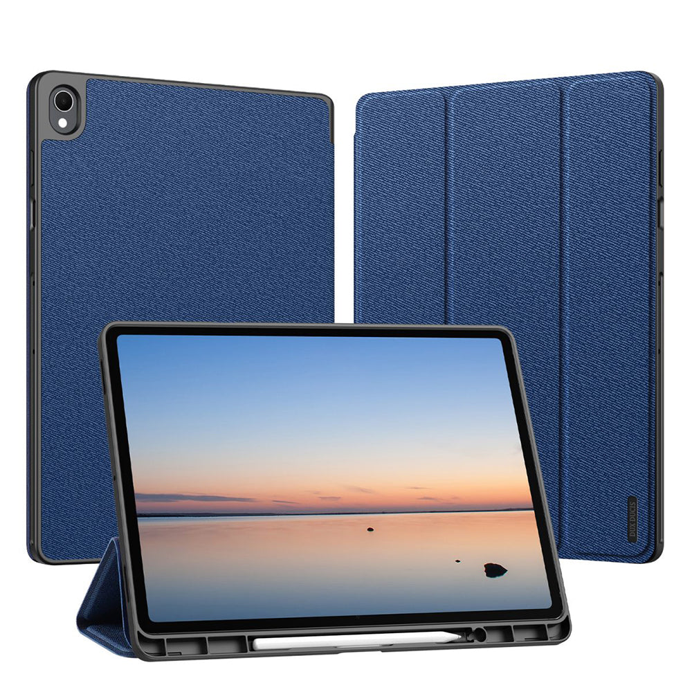 Custodia per Samsung Galaxy Tab S12 Plus, DUX DUCIS, Domo con portapenne, blu