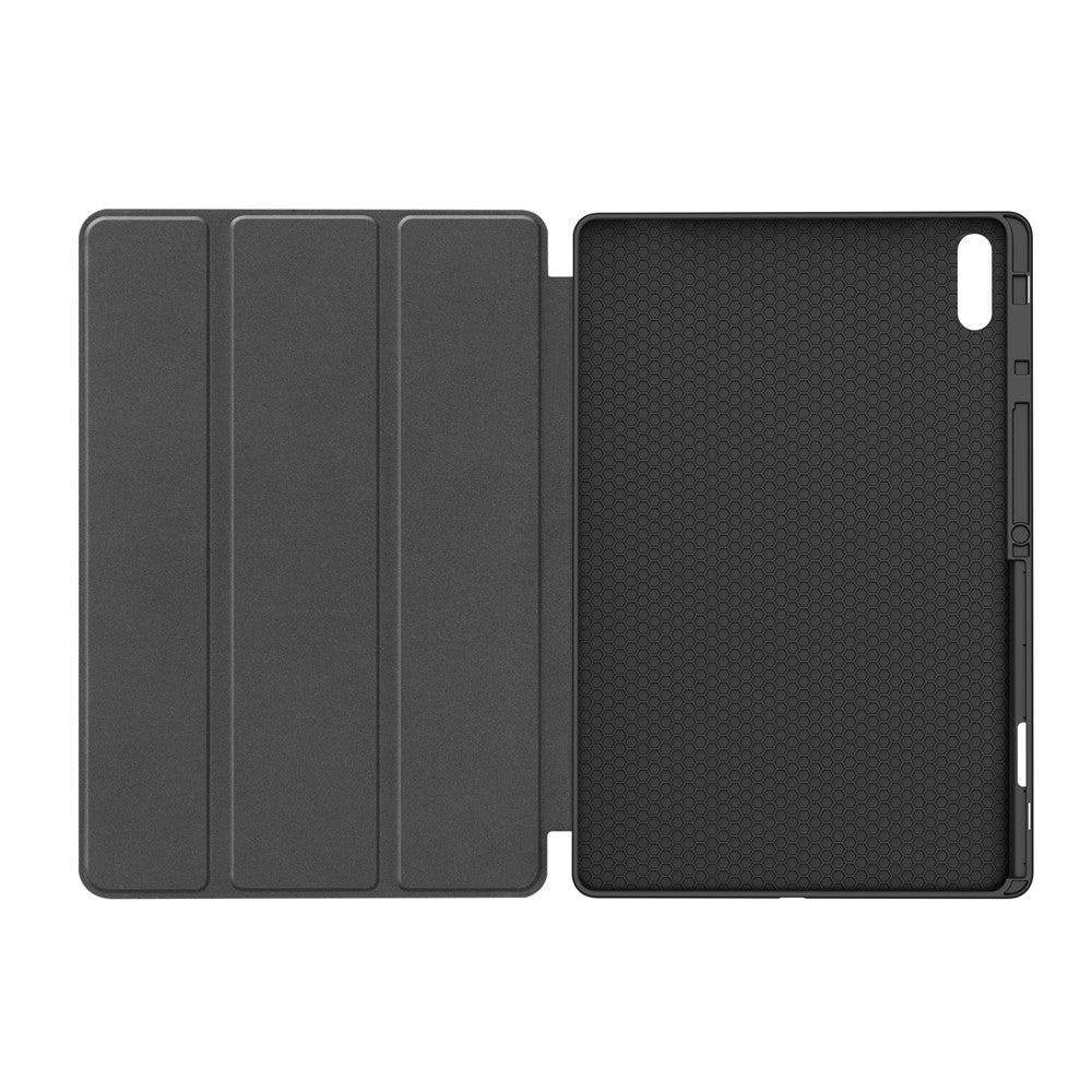 Custodia per Samsung Galaxy Tab S12 Ultra / Tab S11 Ultra, Techsuit, Flex Trifold, Verde Matcha