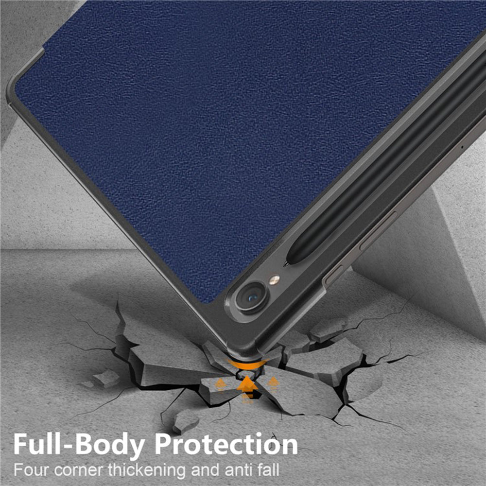 Custodia per Samsung Galaxy Tab S9 FE / Tab S9 / Tab S10 FE, Techsuit, FoldPro, Blu