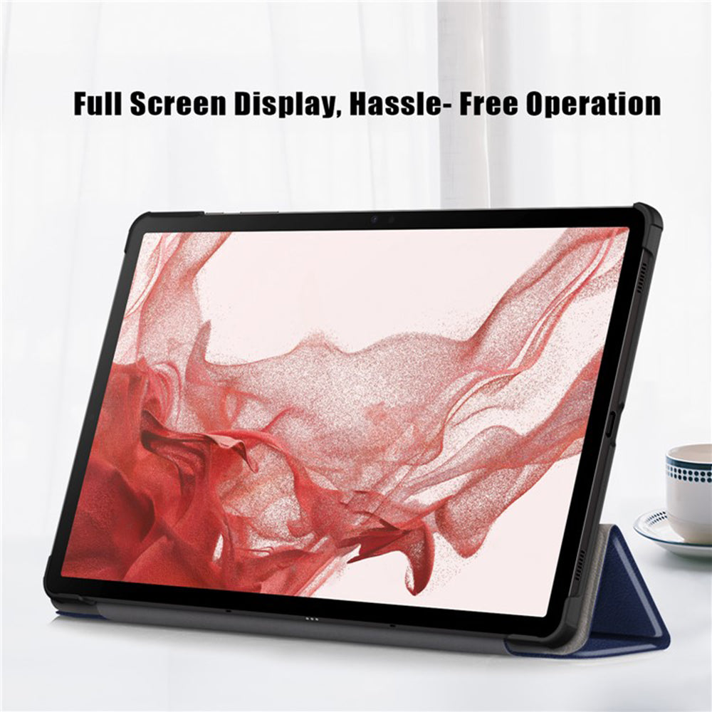Custodia per Samsung Galaxy Tab S9 FE / Tab S9 / Tab S10 FE, Techsuit, FoldPro, Blu