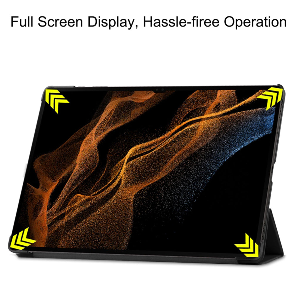 Custodia per Samsung Galaxy Tab S9 FE / Tab S9 / Tab S10 FE, Techsuit, FoldPro Butterfly, Multicolore