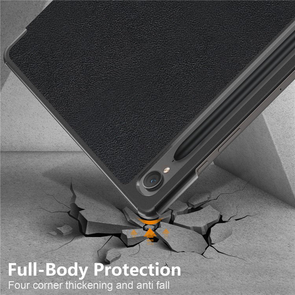 Custodia per Samsung Galaxy Tab S9 FE / Tab S9 / Tab S10 FE, Techsuit, FoldPro Butterfly, Multicolore