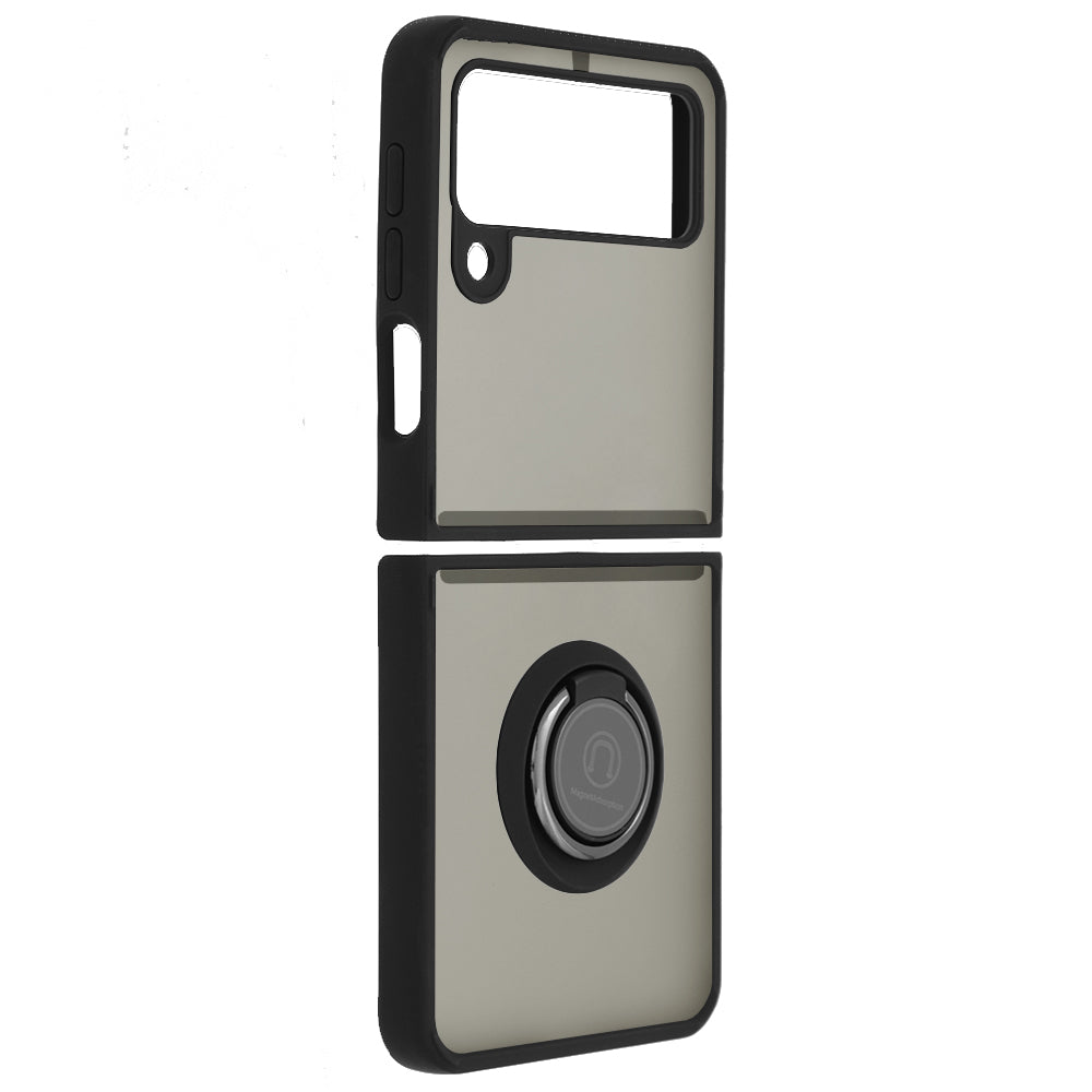 Custodia per Samsung Galaxy Z Flip3 5G F711, Techsuit, Glinth, Nera