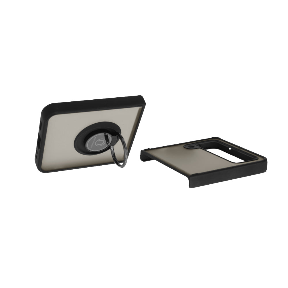 Custodia per Samsung Galaxy Z Flip3 5G F711, Techsuit, Glinth, Nera