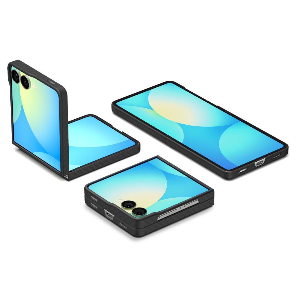 Custodia per Samsung Galaxy Z Flip7 F766, Spigen, Air Skin, Nera ACS09564