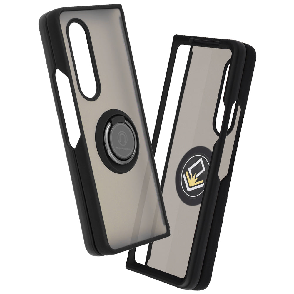Custodia per Samsung Galaxy Z Fold3 5G F926, Techsuit, Glinth, Nera