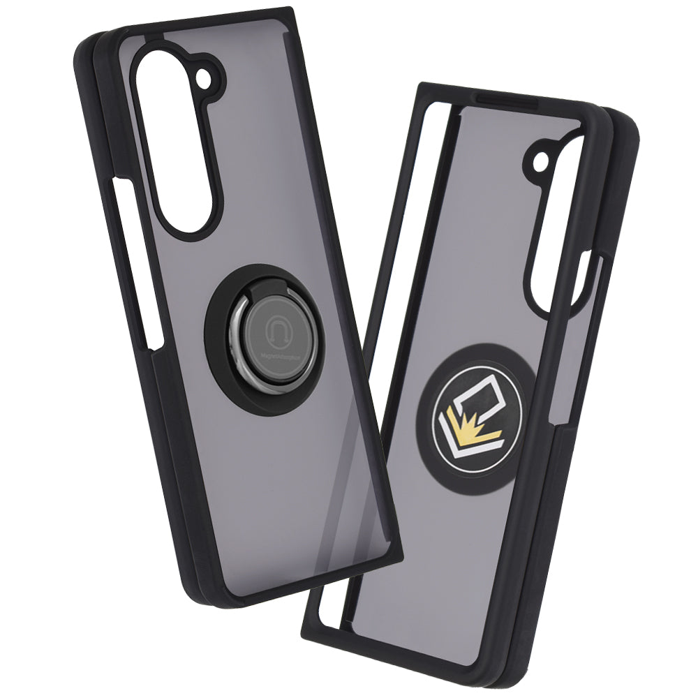 Custodia per Samsung Galaxy Z Fold5 F946, Techsuit, Glinth, Nera