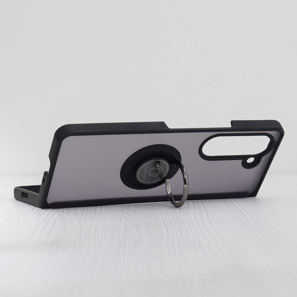 Custodia per Samsung Galaxy Z Fold5 F946, Techsuit, Glinth, Nera