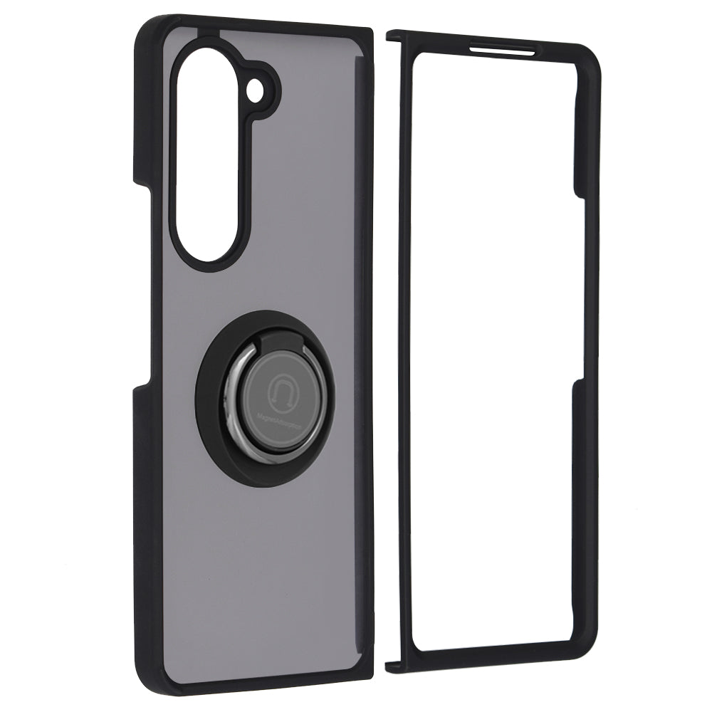 Custodia per Samsung Galaxy Z Fold5 F946, Techsuit, Glinth, Nera