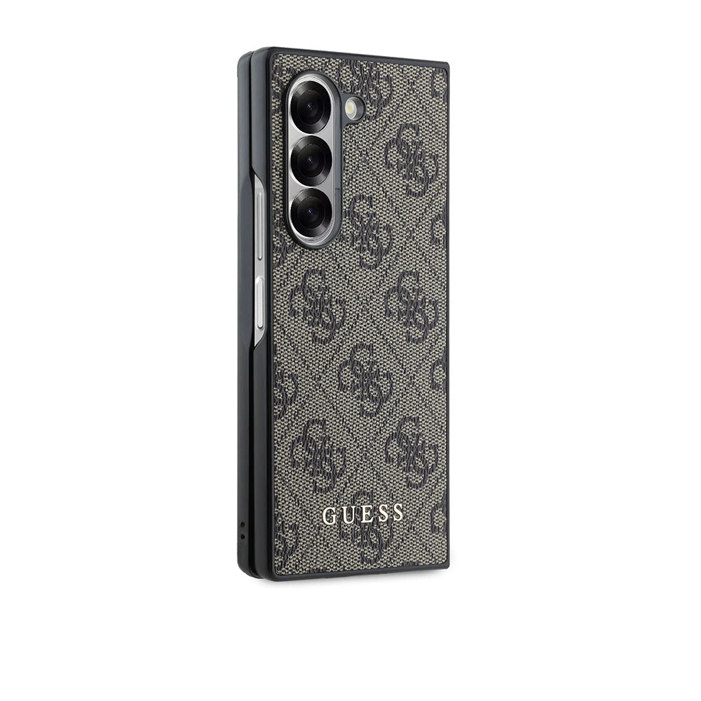Custodia per Samsung Galaxy Z Fold6 F956, Guess, 4G, Marrone