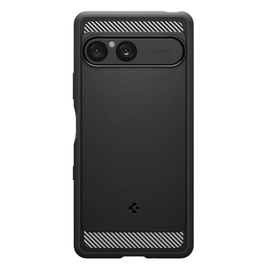 Custodia per Sony Xperia 10 VII, Spigen, Rugged Armor, Nera