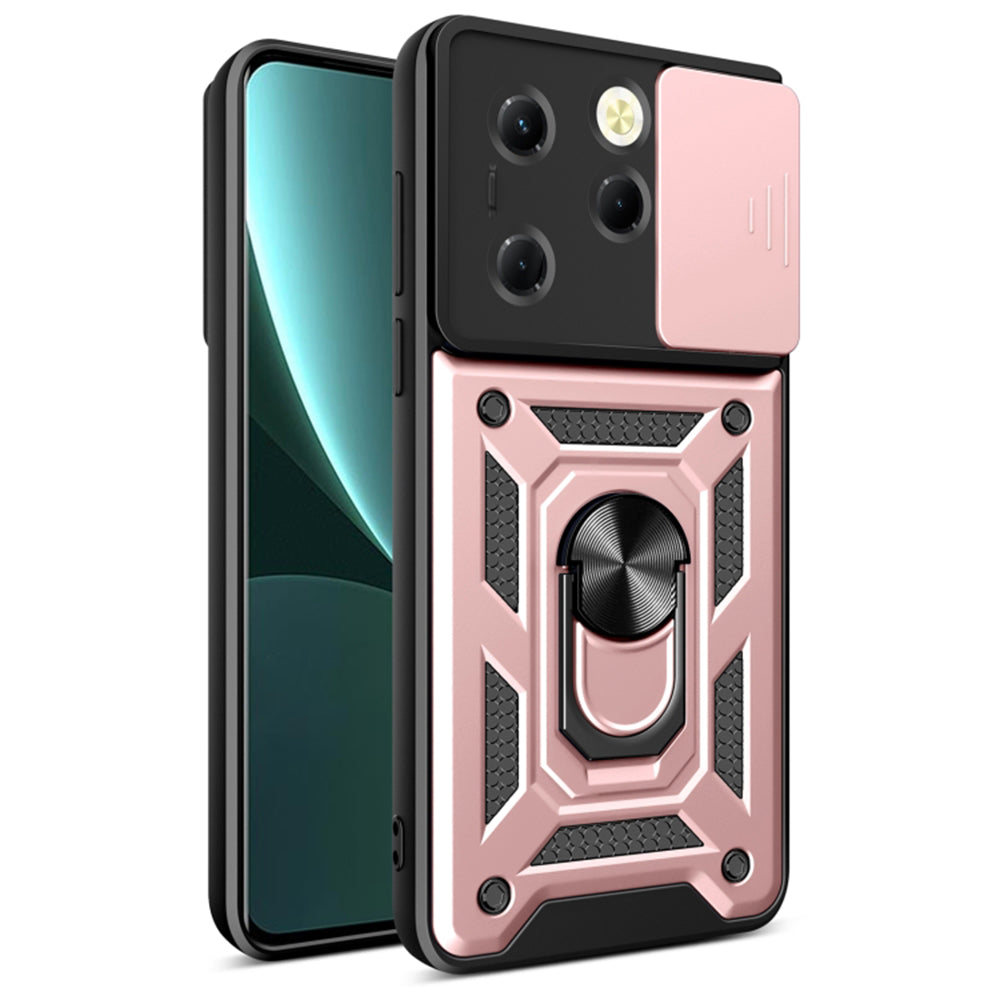 Custodia per Tecno Spark 20 Pro / Infinix Hot 40 / Hot 40 Pro, Techsuit, CamShield, Rosa