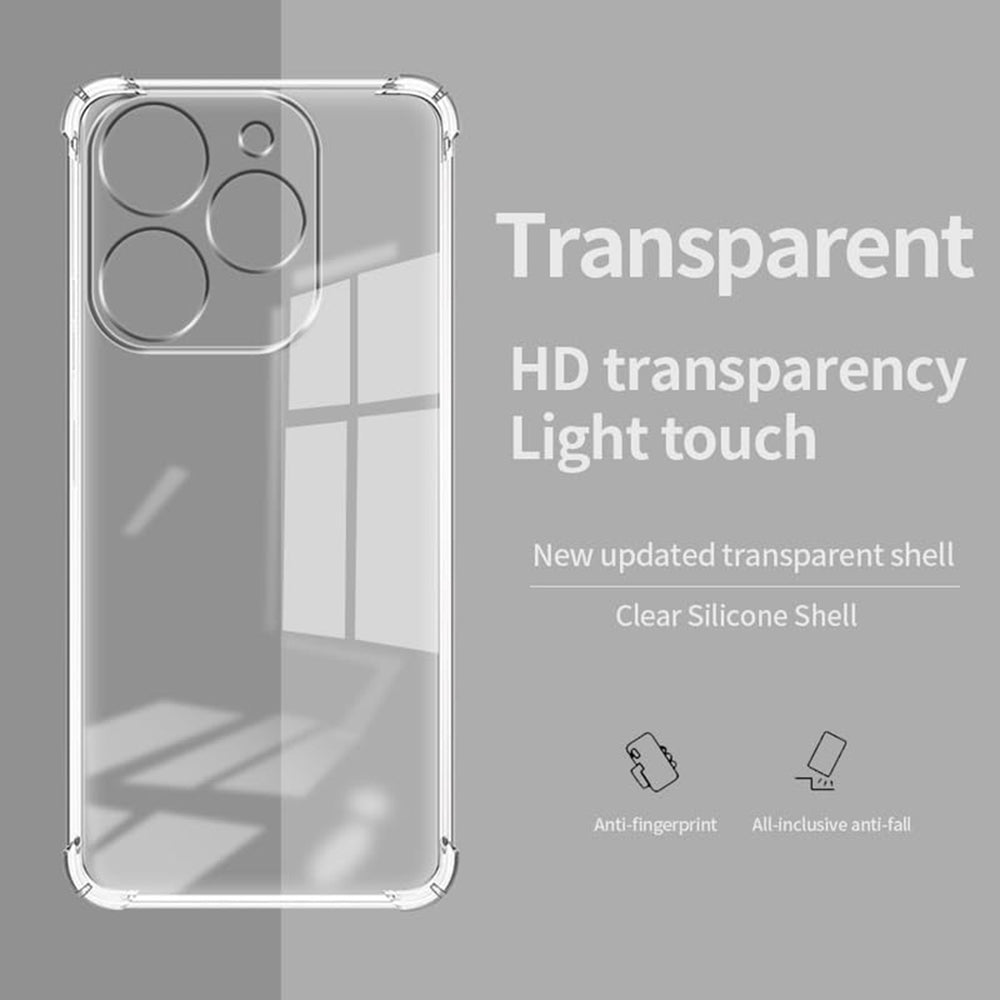 Custodia per Tecno Spark Go 2024 / Spark 20C, Techsuit, Shockproof Clear, Trasparente