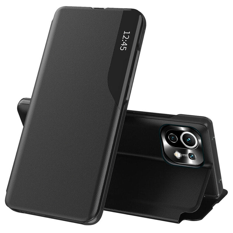 Custodia per Xiaomi 11 Lite 5G NE / Mi 11 Lite 5G / 11 Lite, Techsuit, eFold, Nera