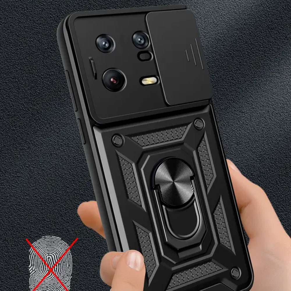 Custodia per Xiaomi 13 Pro, Techsuit, CamShield, Nera