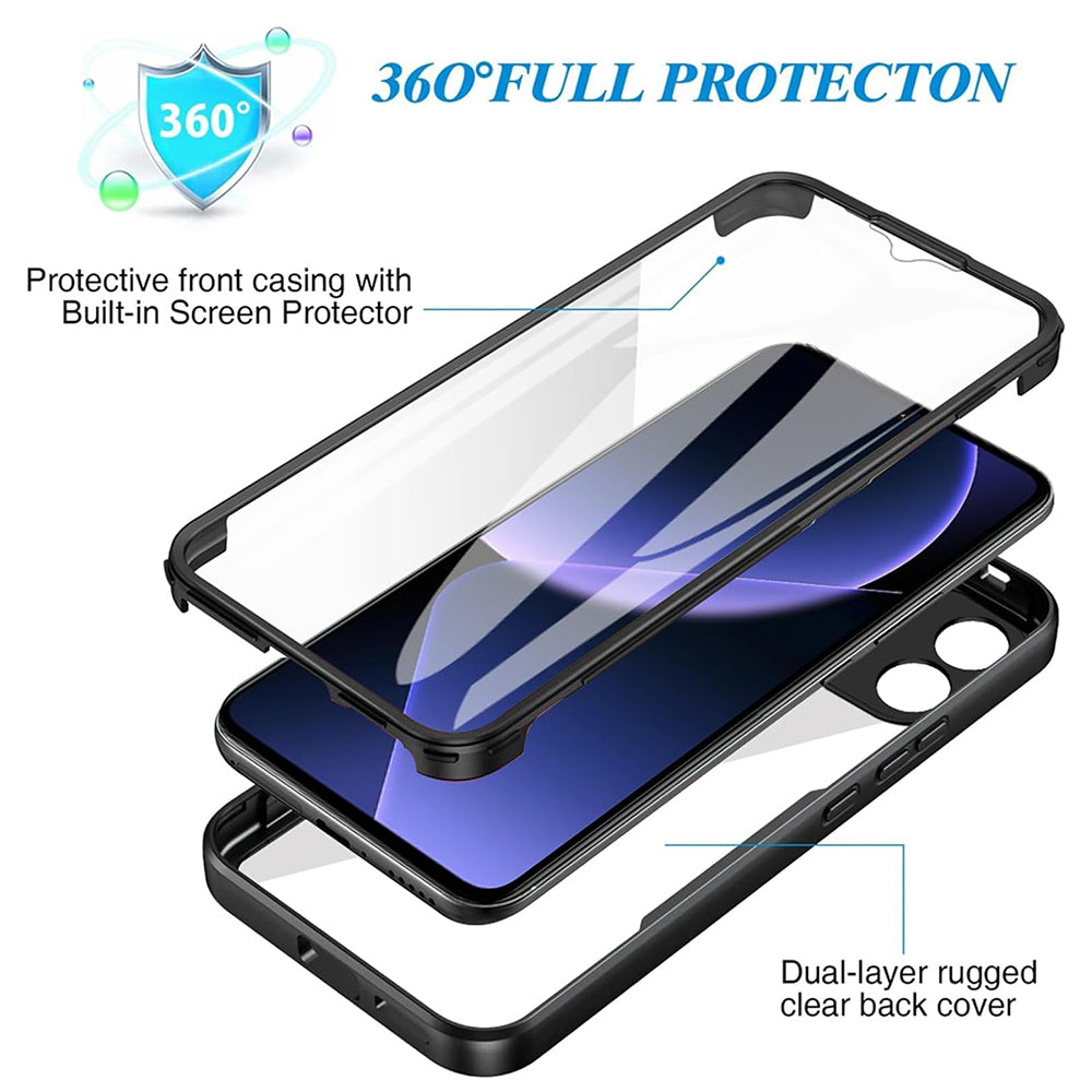 Custodia per Xiaomi 13T Pro / 13T, Techsuit, ColorVerse 360, Nera