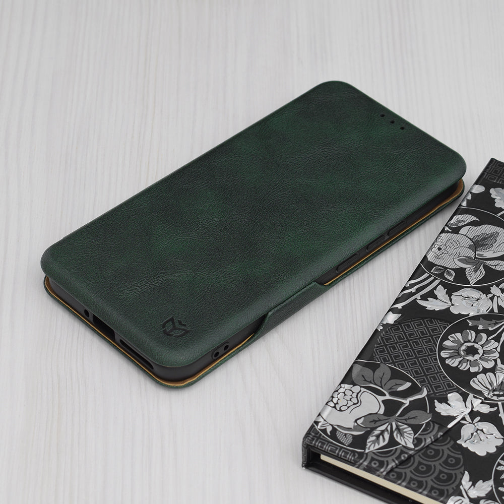 Custodia per Xiaomi 14 Pro, Techsuit, Safe Wallet Plus, Verde