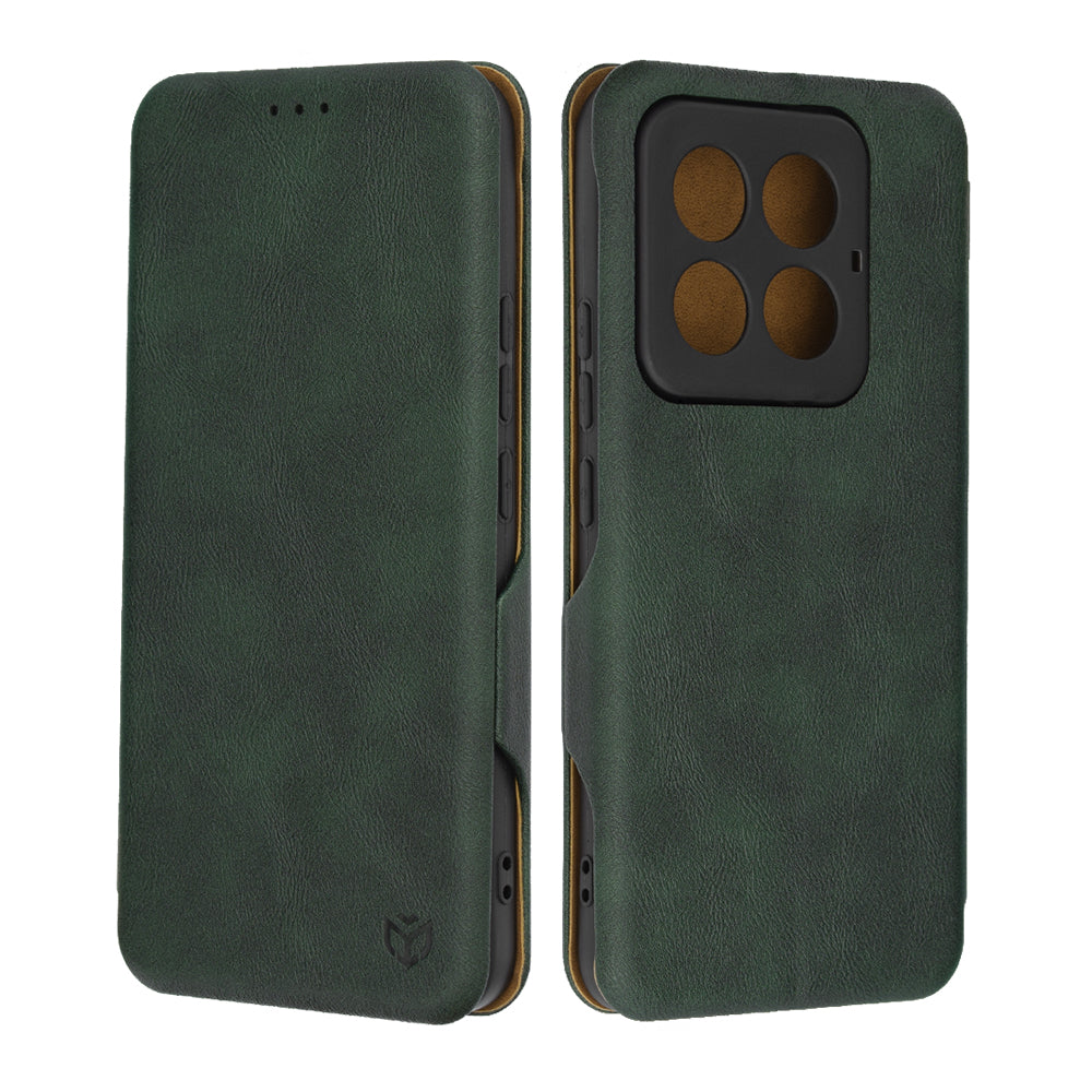 Custodia per Xiaomi 14 Pro, Techsuit, Safe Wallet Plus, Verde