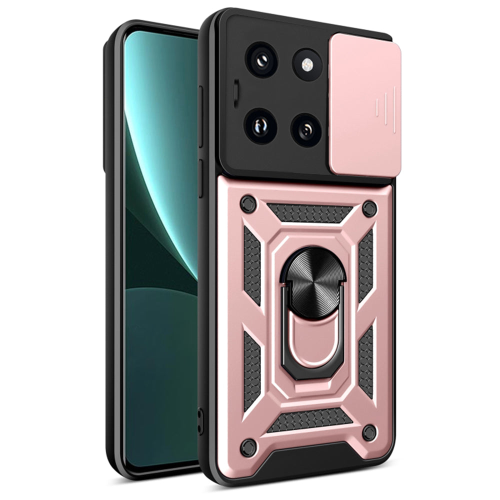 Custodia per Xiaomi 14, Techsuit, CamShield, Rosa