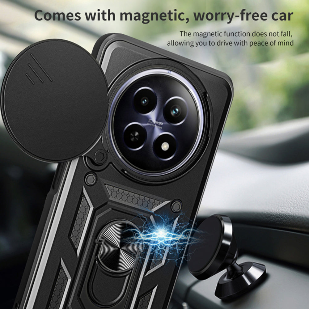 Custodia per Xiaomi 14 Ultra, Techsuit, CamShield, Nera