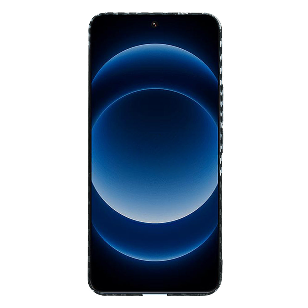 Custodia per Xiaomi 14 Ultra, Techsuit, Carbonite FiberShell, Nero Grigio