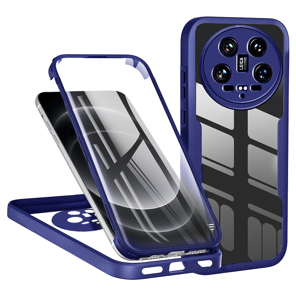 Custodia per Xiaomi 14 Ultra, Techsuit, ColorVerse 360, Blu
