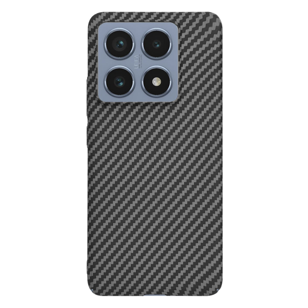 Custodia per Xiaomi 14T Pro, Techsuit, Carbonite FiberShell, Nera
