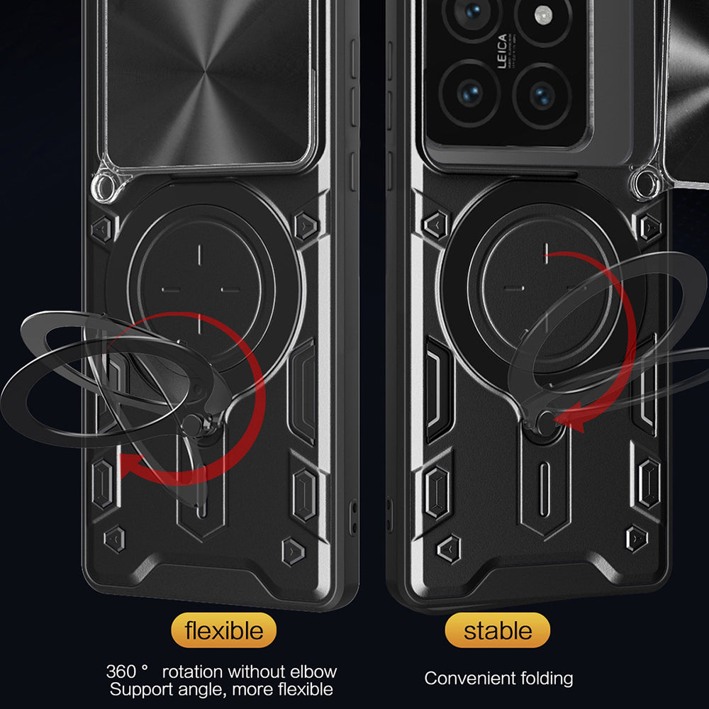 Custodia per Xiaomi 14T, Techsuit, CamGuard Pro, Nera