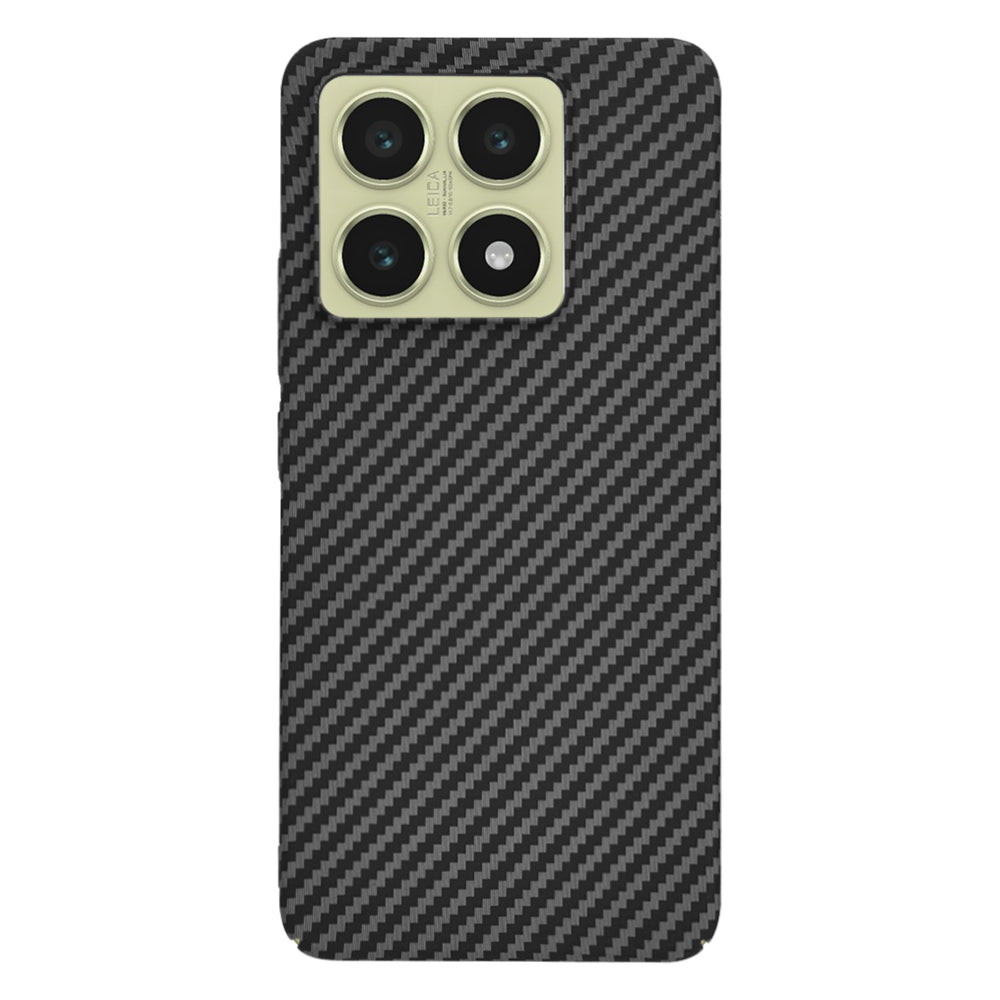 Custodia per Xiaomi 14T, Techsuit, Carbonite FiberShell, Nera